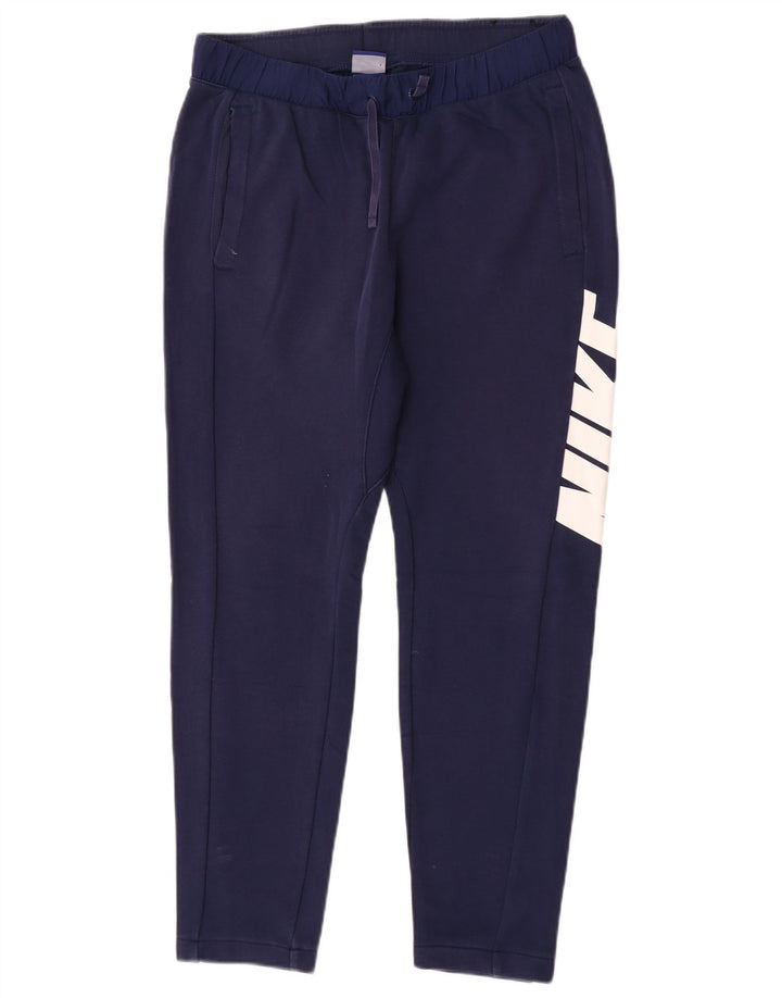 Male plave pamučne hlače za trenirku Nike Graphic