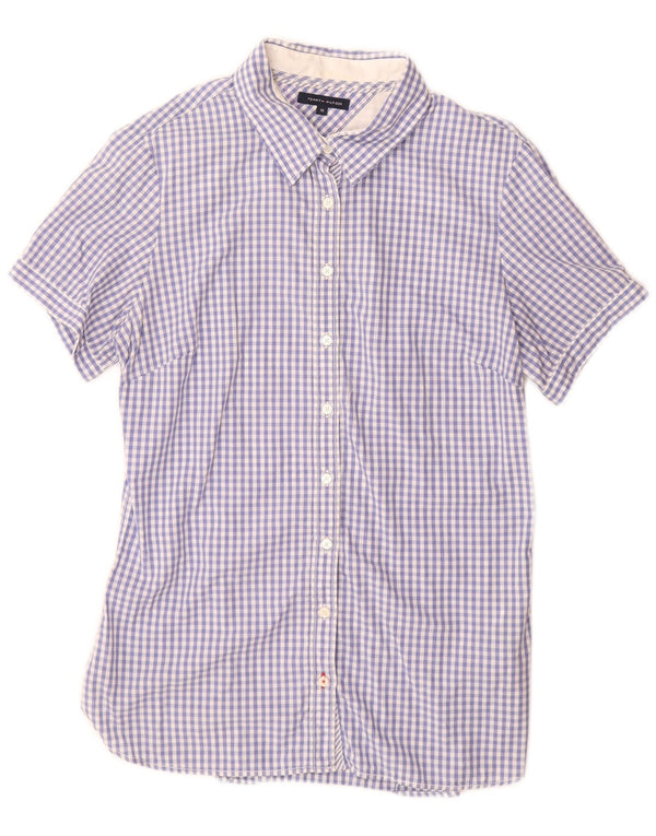 Tommy Hilfiger ženska majica kratkih rukava US 10 Large Blue Gingham pamuk