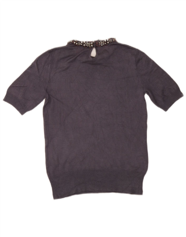 Top ženske bluze Zara UK 12 Srednje tamnoplava