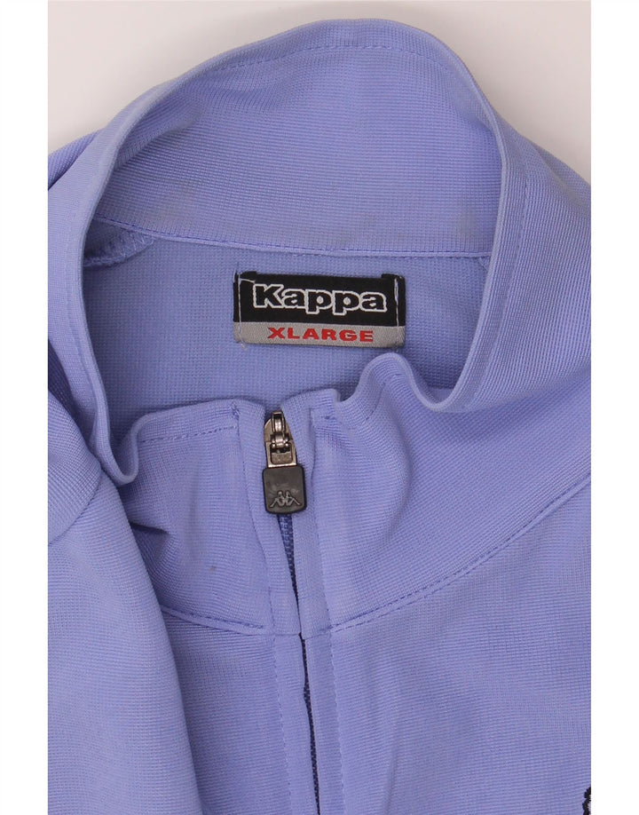 KAPPA Womens Tracksuit Top Jacket UK 18 XL Purple Colourblock Polyester Vintage Kappa and Second-Hand Kappa from Messina Hembry 
