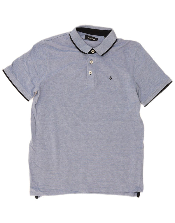 Jack & Jones muška polo majica s velikim plavim flekama