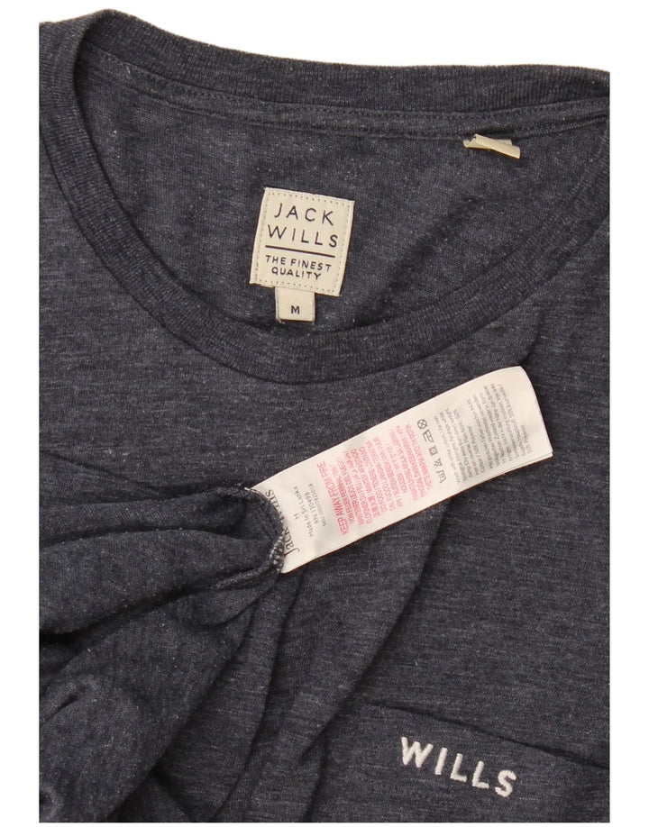 Jack Wills Muška majica kratkih rukava Srednji tamnoplavi flekasti pamuk