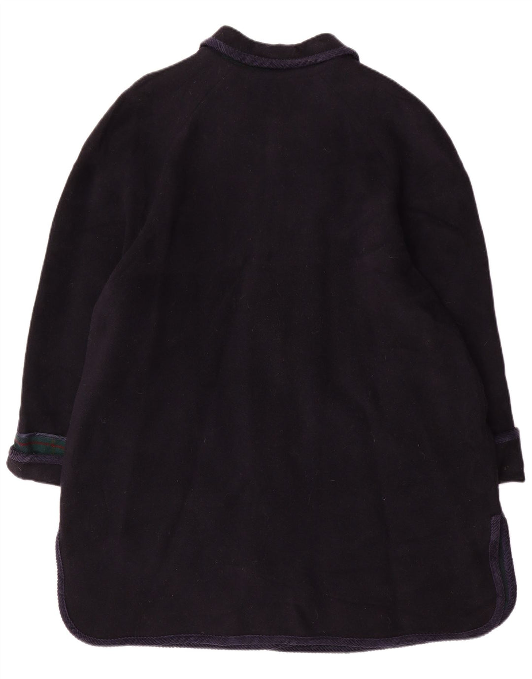 Vintage ženski kaput UK 20 2XL tamnoplava vuna