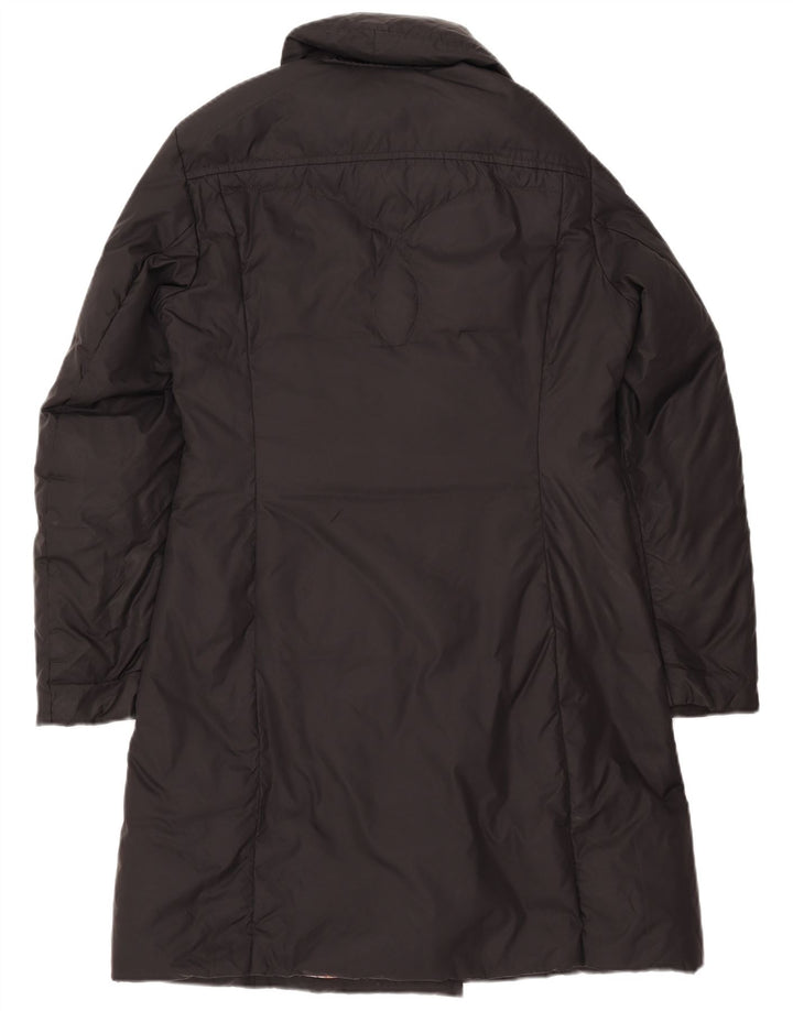 Calvin Klein Jeans ženski podstavljeni kaput s dvostrukim kopčanjem UK 14 srednje crne boje