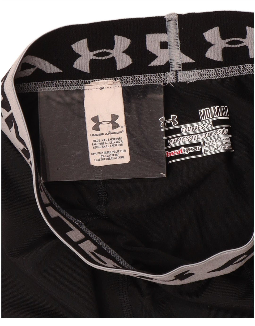 Under Armour muške grafičke tajice Srednje crni poliester