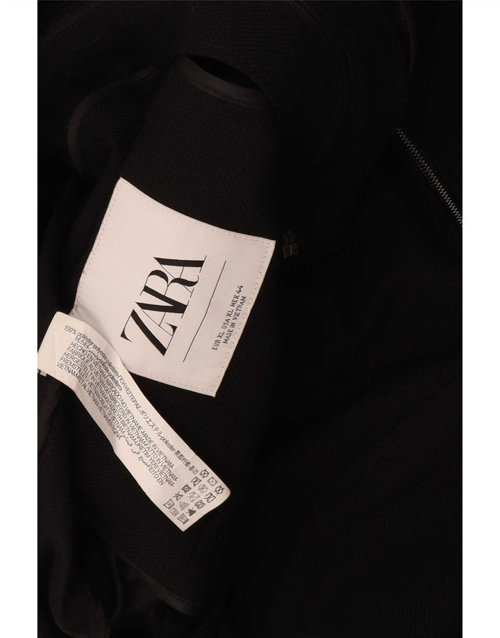 Zara muška pomoćna jakna UK 42 XL crni poliester