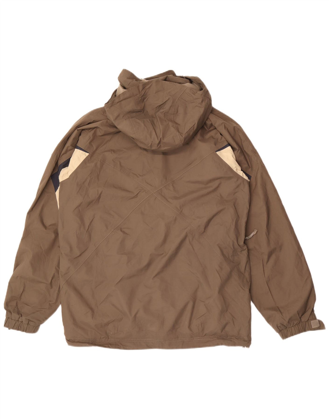 Helly Hansen muška kišna jakna s kapuljačom UK 38 srednje smeđa najlon boja