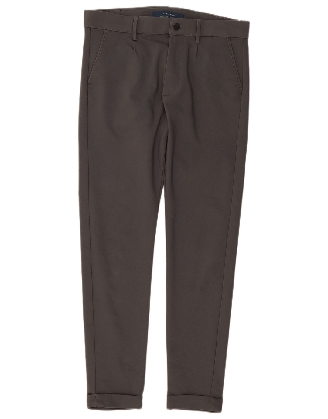 ZARA muške uske chino hlače EU 40 srednje W31 L28 sivi pamuk