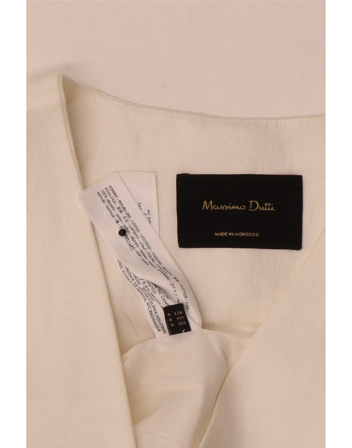 Massimo Dutti Ženski prsluk UK 12 Medium White Cotton