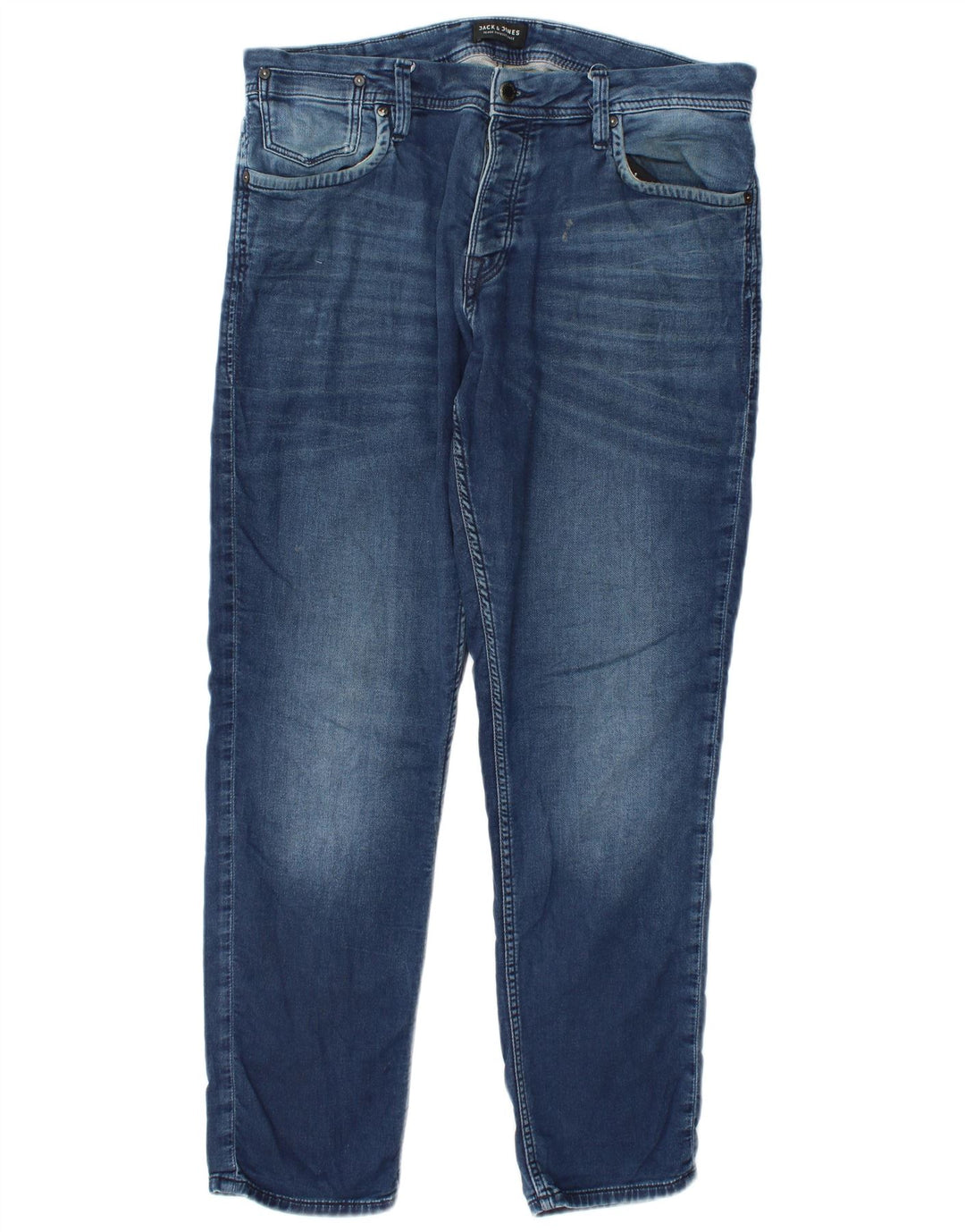 Jack & Jones Muške uske traperice W34 L32 Plavi pamuk