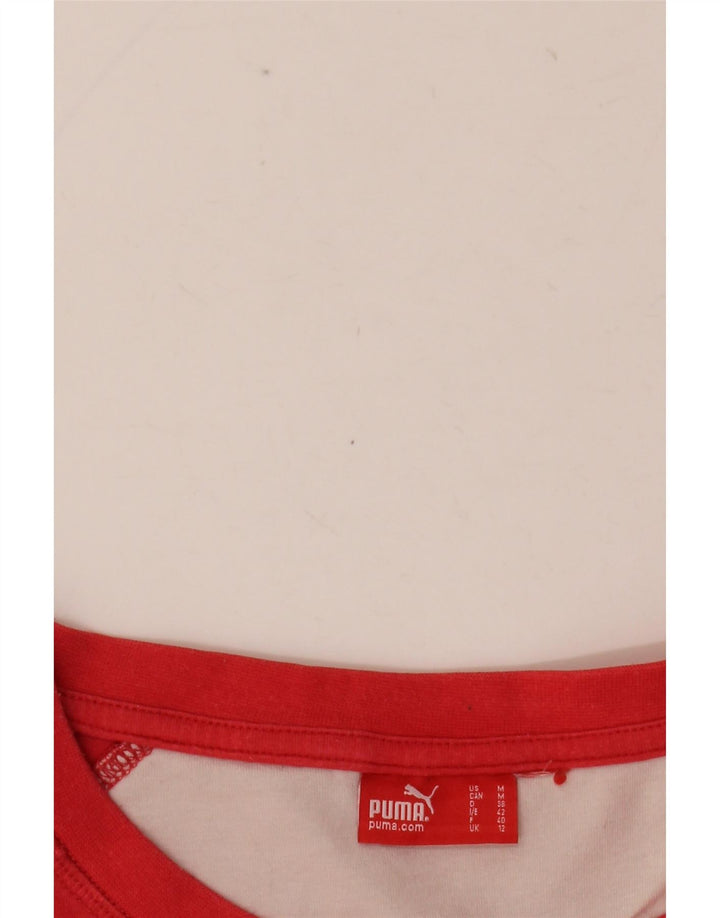 PUMA Ženska majica dugih rukava UK 12 Srednje crvena