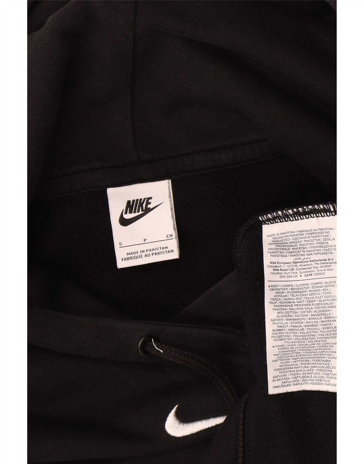 Nike muška velika majica s kapuljačom, mali crni pamuk