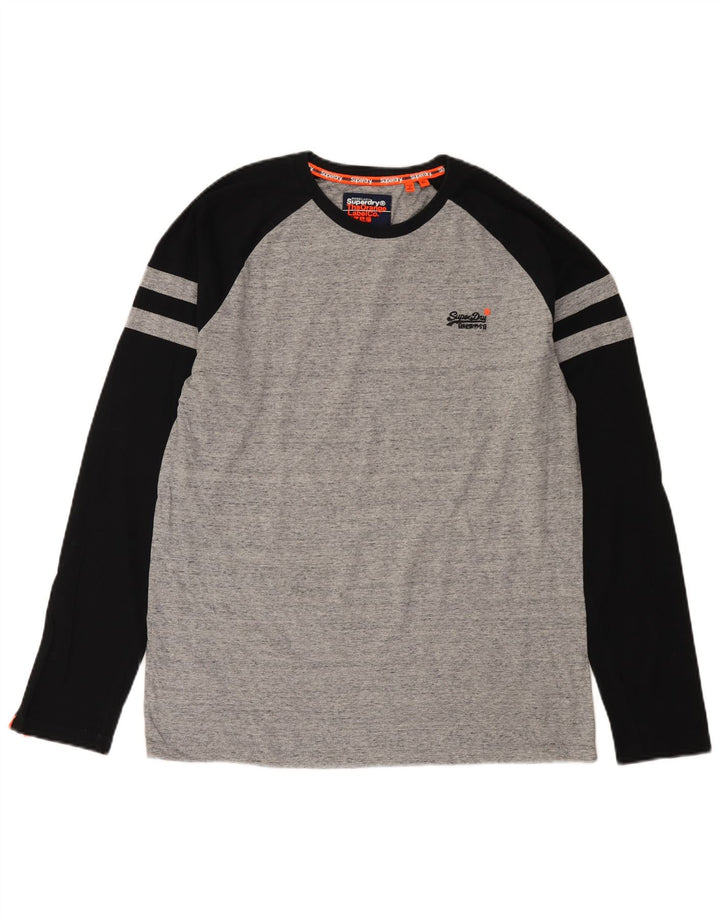 Superdry muška majica dugih rukava XL u sivoj boji