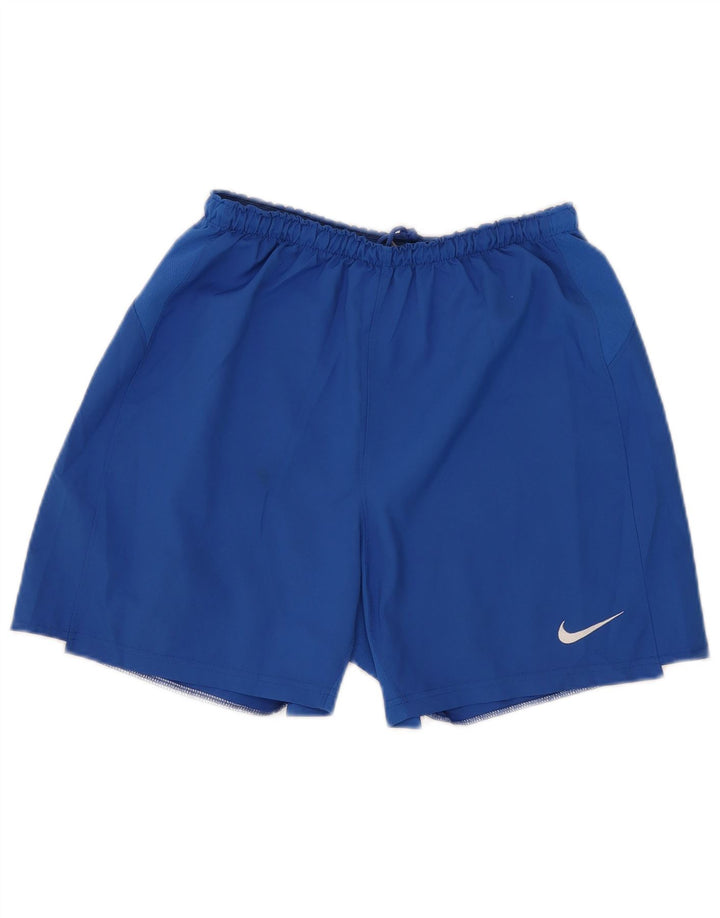 Nike muške sportske kratke hlače srednje plave boje od poliestera