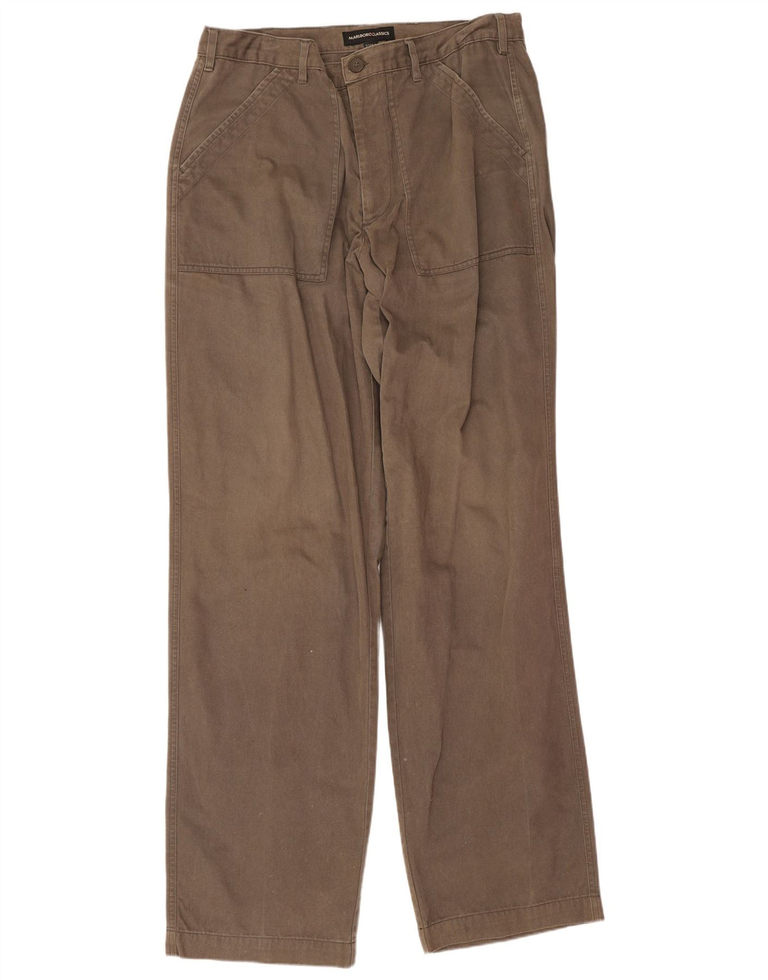 Marlboro Classics Mens Regular Cargo Hlače W34 L34 Smeđe