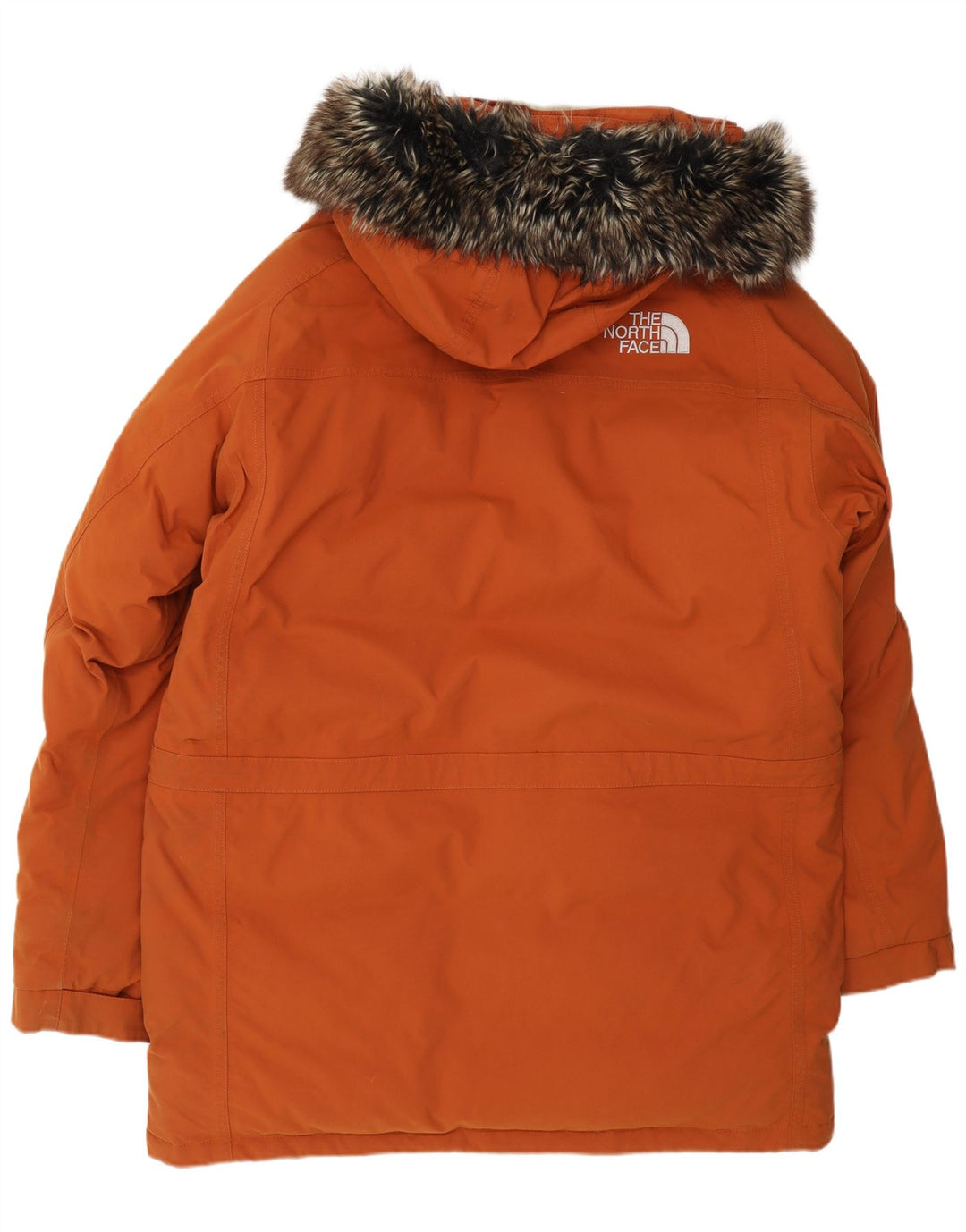 The North Face muška parka jakna s kapuljačom UK 38 srednje narančasta najlon