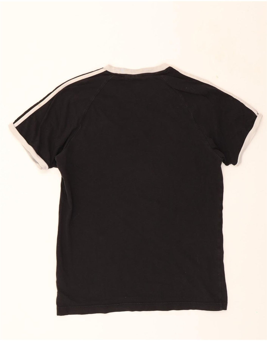 ADIDAS Mens Graphic T-Shirt Top Medium Black Cotton Vintage Adidas and Second-Hand Adidas from Messina Hembry 