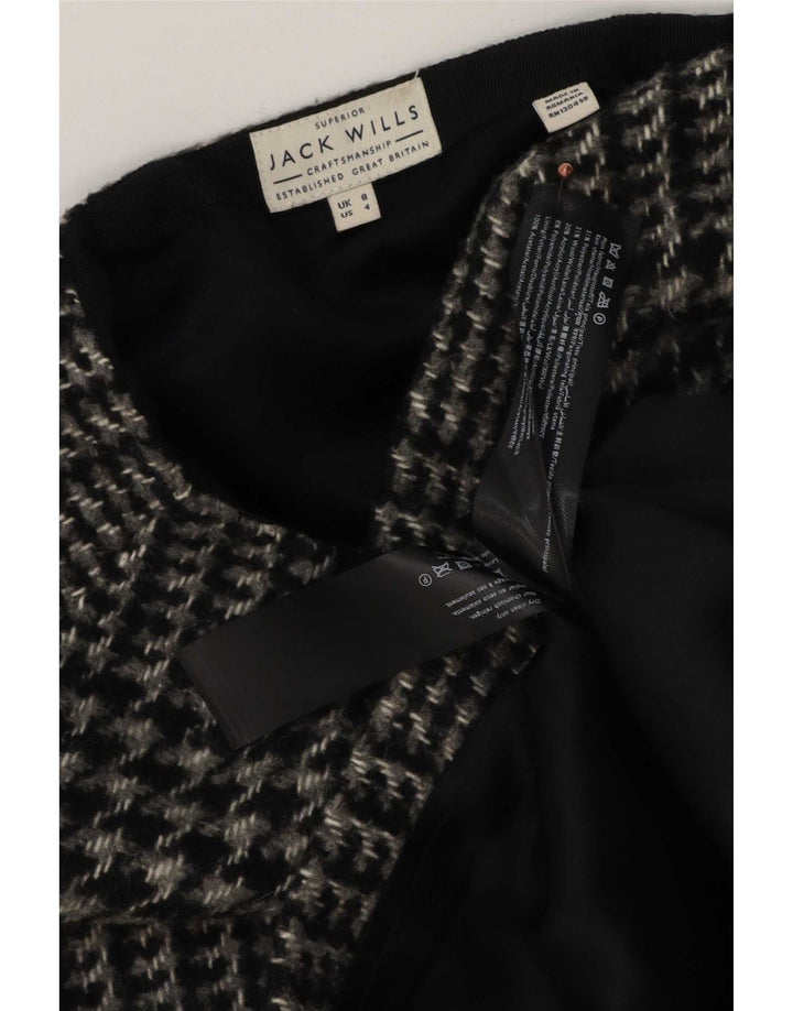Jack Wills Ženska mini suknja UK 8 Mala W28 poliester u obliku ptičje zube
