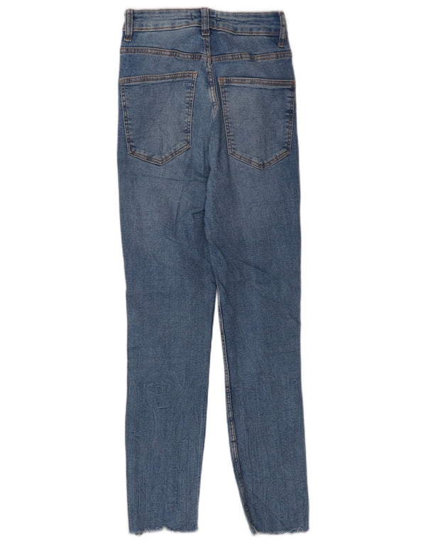 Zara ženske uske traperice visokog rasta EU 34 2XS W24 L25 Plave