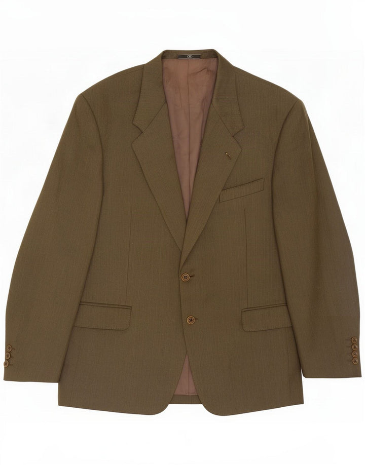 Valentino muška jakna s 2 gumba IT 54 2XL kaki riblja kost