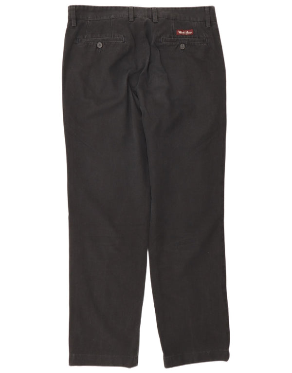 Marlboro Classics muške ravne chino hlače EU 50 Large W36 L30 crne