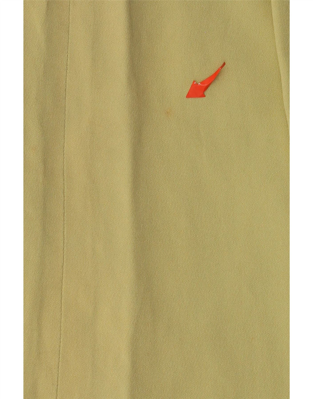 VALENTINO Ženska ravna suknja UK 14 srednje W30 žuta