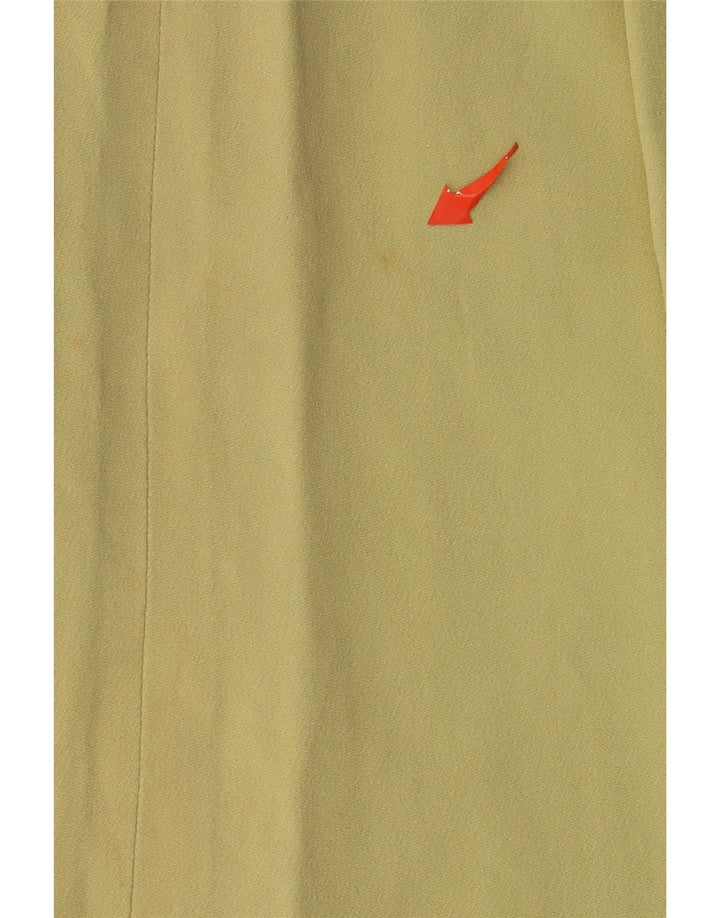 VALENTINO Ženska ravna suknja UK 14 srednje W30 žuta