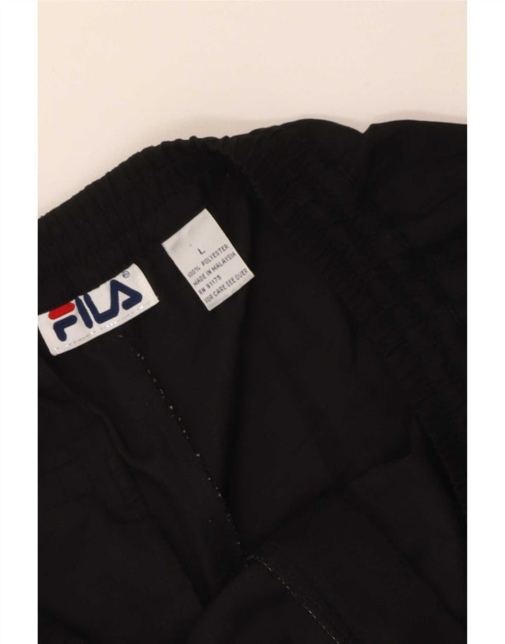 Fila muške chino kratke hlače velike W32 crni poliester