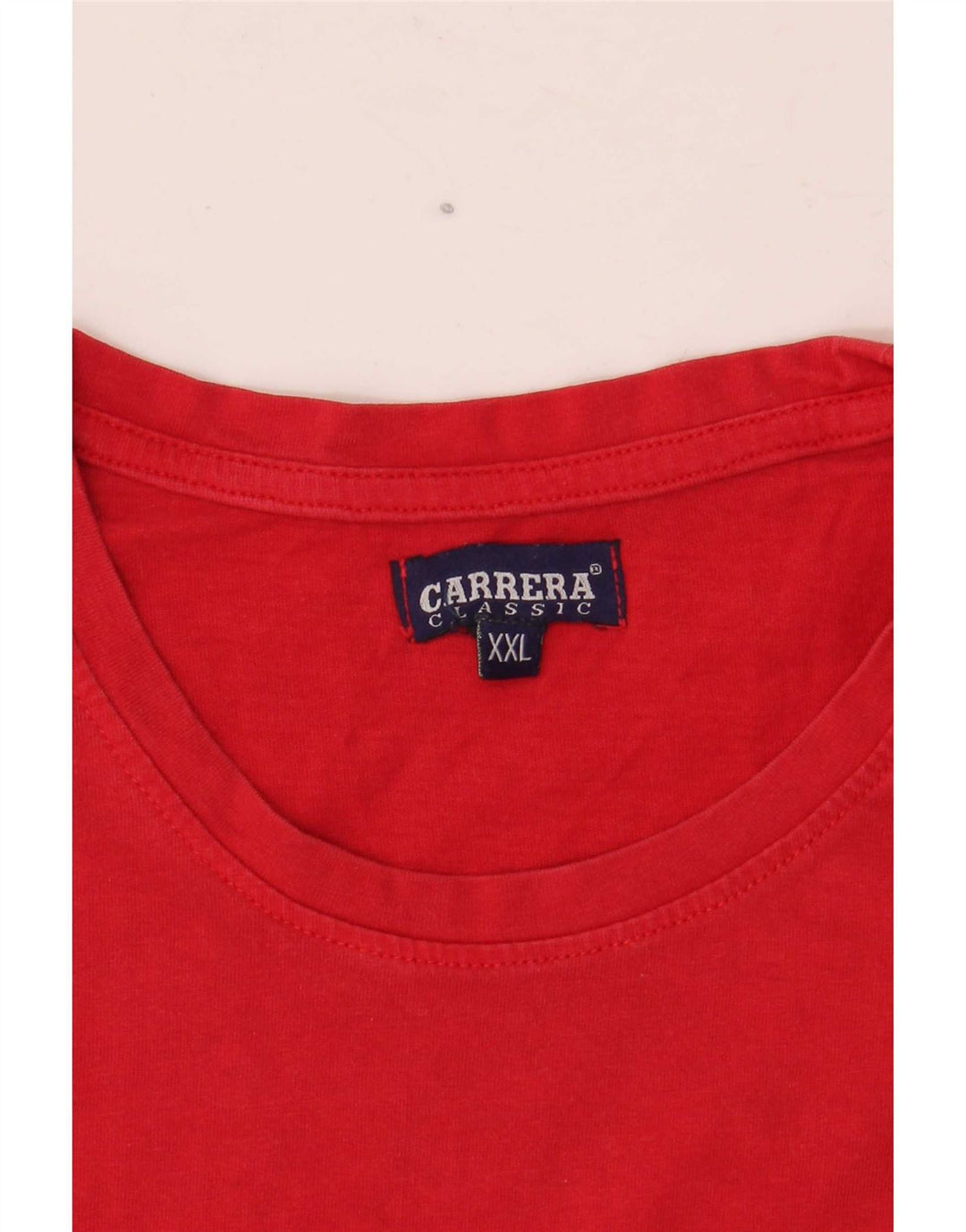 Carrera muška majica kratkih rukava 2XL, crveni pamuk