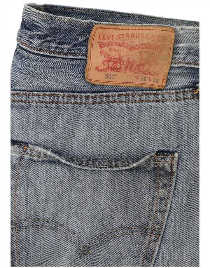 Levi's muške kratke hlače od trapera 501, W32, srednje plavi pamuk
