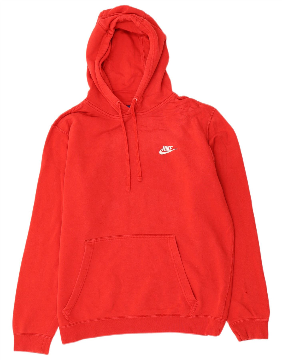 Nike muška majica s kapuljačom velika crvena pamučna