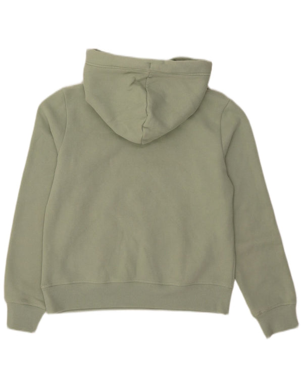 Superdry ženska majica s kapuljačom UK 12 Srednje zeleni pamuk