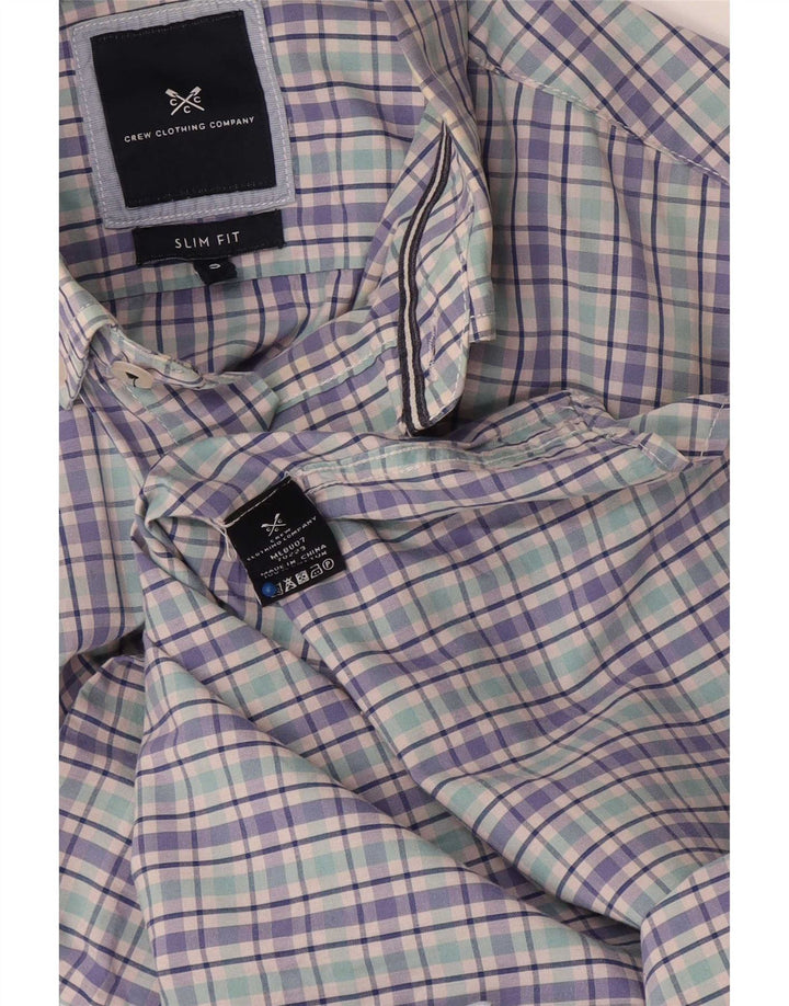 Crew Clothing Muška uska košulja, mali raznobojni karirani pamuk