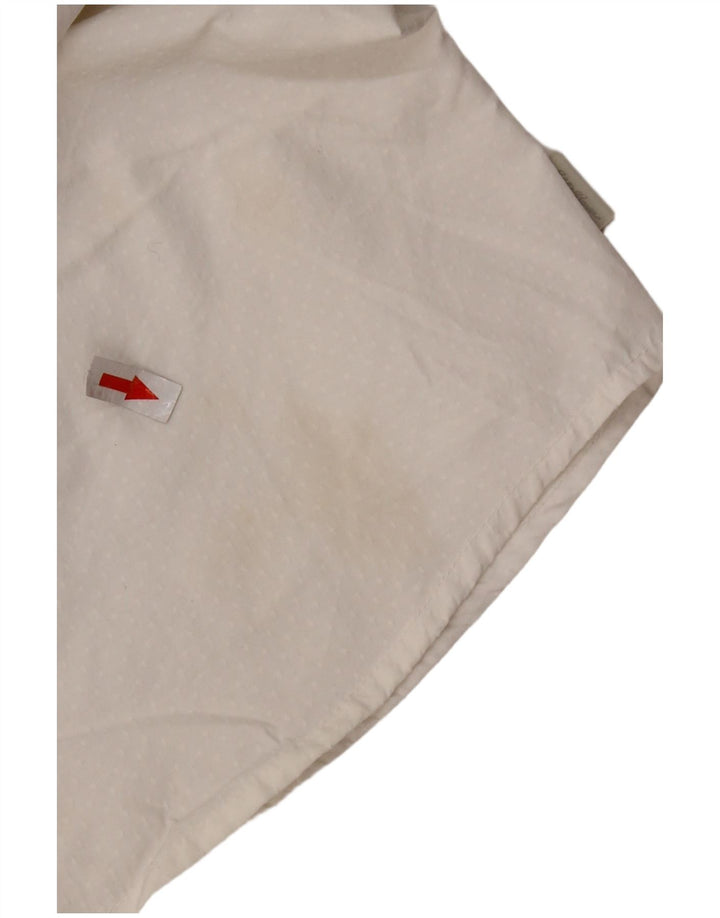 EDDIE BAUER Ženska košulja bluza UK 10 Mali bijeli najlon na točkice