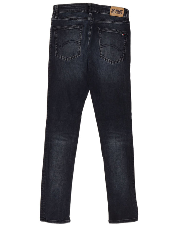 TOMMY HILFIGER Skinny traperice za dječake 13-14 godina W28 L29 tamnoplavi pamuk