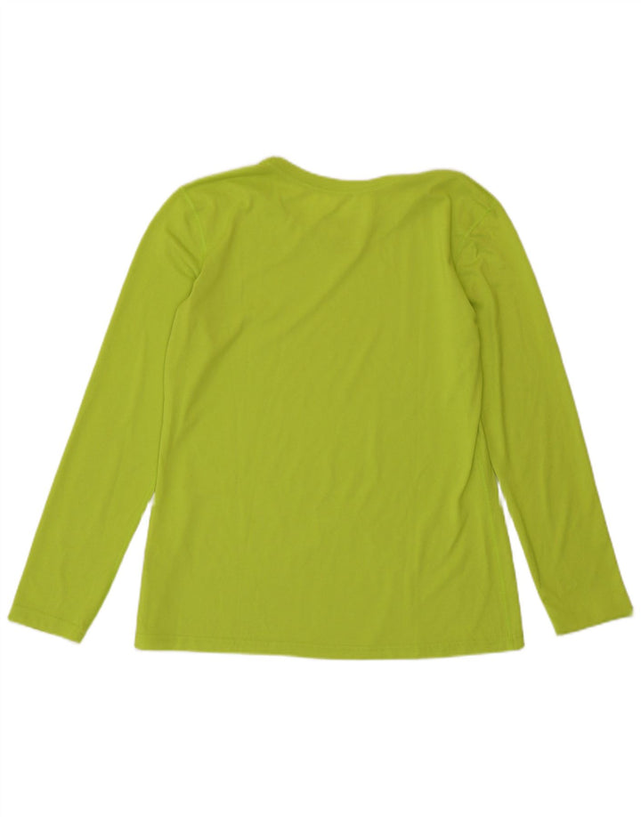 Nike Ženska majica Dri Fit Regular Fit dugih rukava UK 14 Srednje zelena