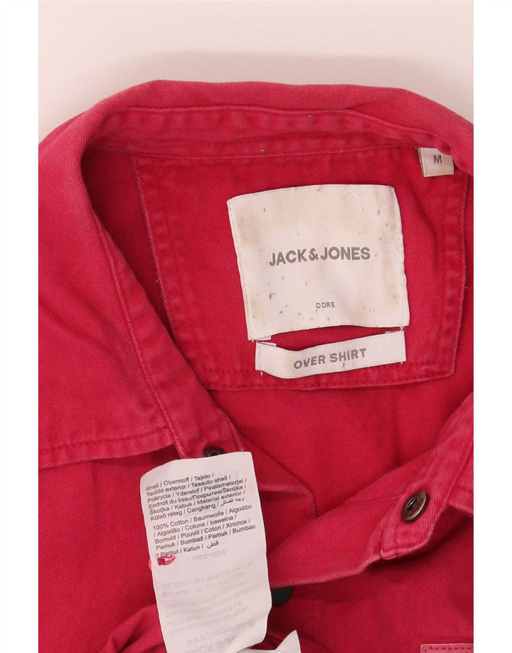 Jack & Jones muška traper košulja Medium Pink Cotton