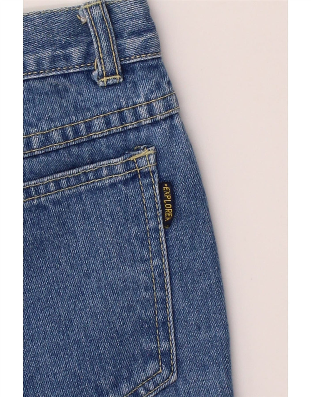EXPLORER Womens Tapered Jeans W28 L30 Blue Vintage Explorer and Second-Hand Explorer from Messina Hembry 