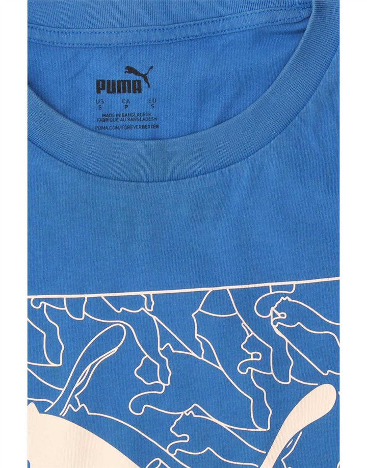 Puma plava muška majica s grafičkim motivima