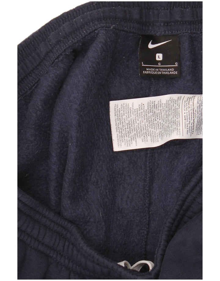 Nike Muška trenirka Hlače Joggers Large Navy Blue Pamuk
