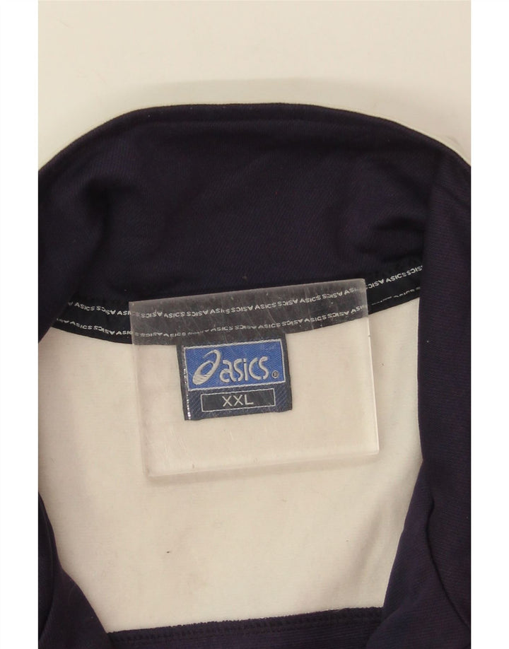 Asics muška gornja jakna za trenirku 2XL tamnoplava boja