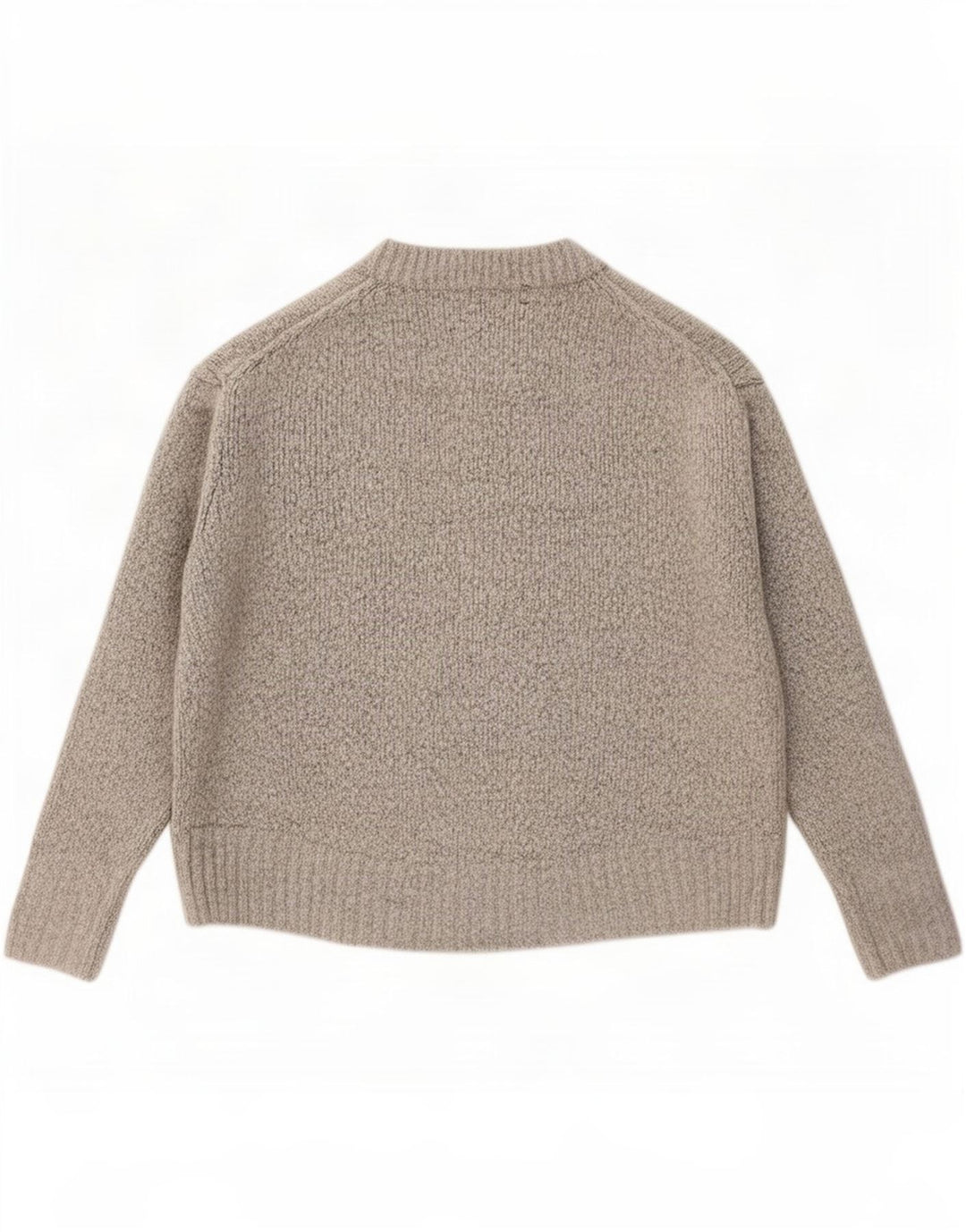 Zara ženski pulover s okruglim izrezom UK 10 Small Grey Flected