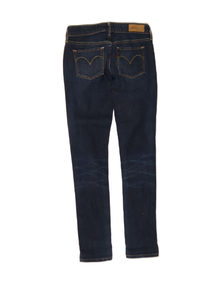 LEVI'S Womens Slightly Curvy Skinny Jeans W24 L28  Blue Vintage Levi's and Second-Hand Levi's from Messina Hembry 