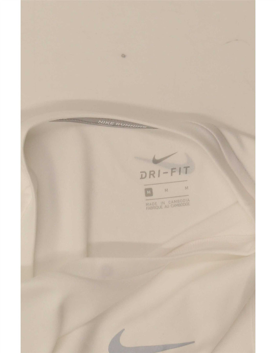 Nike Dri Fit T-Shirt Top srednje bijele boje