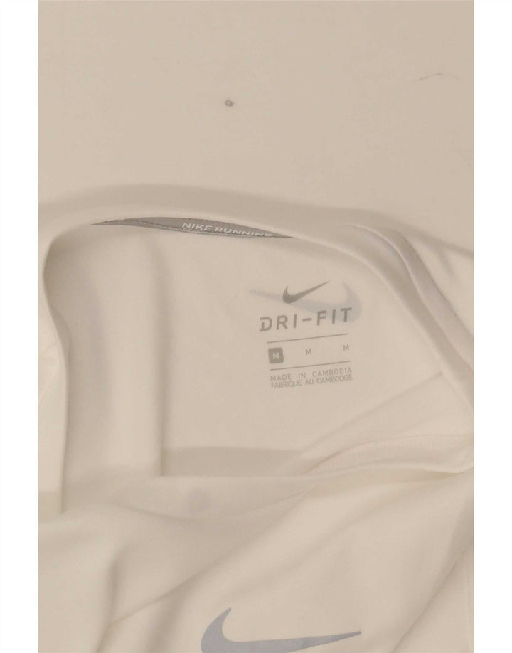 Nike Dri Fit T-Shirt Top srednje bijele boje