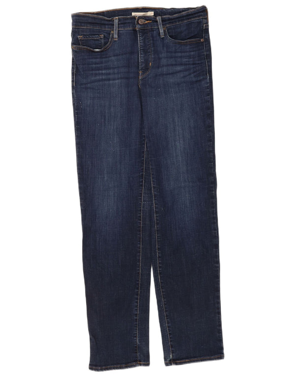Levi's ženske 314 ravne traperice za oblikovanje W29 L32 tamnoplavi pamuk