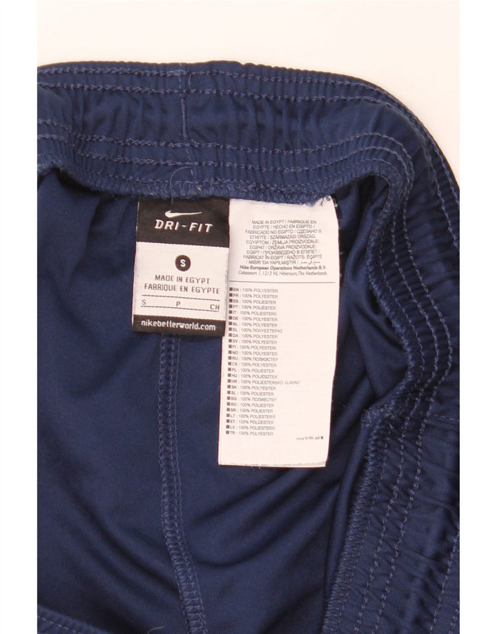 Male sportske kratke hlače Nike Dri Fit od tamnoplavog poliestera