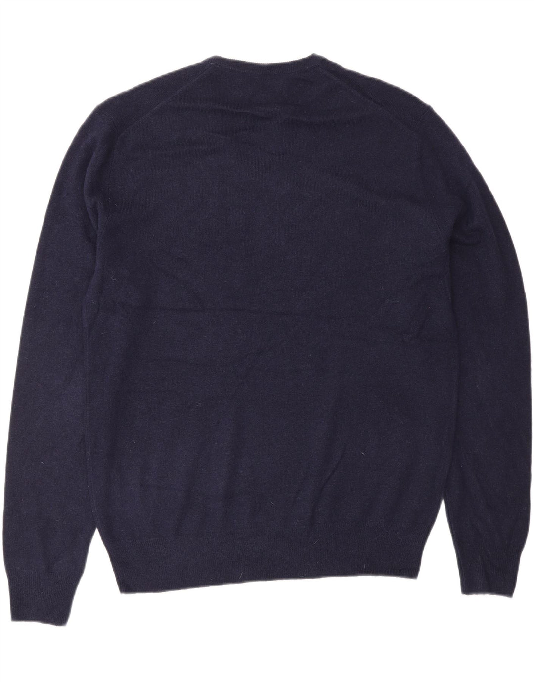 POLO RALPH LAUREN Muški džemper s V-izrezom srednje tamnoplave vune
