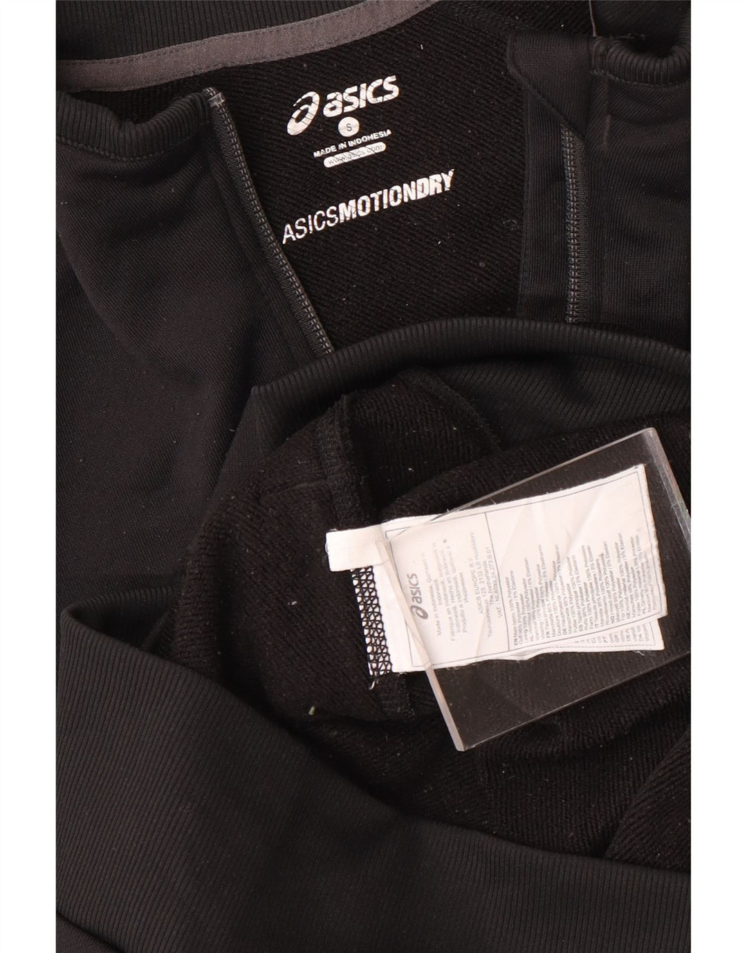 Asics muška gornja jakna od trenirke Mala crna poliester