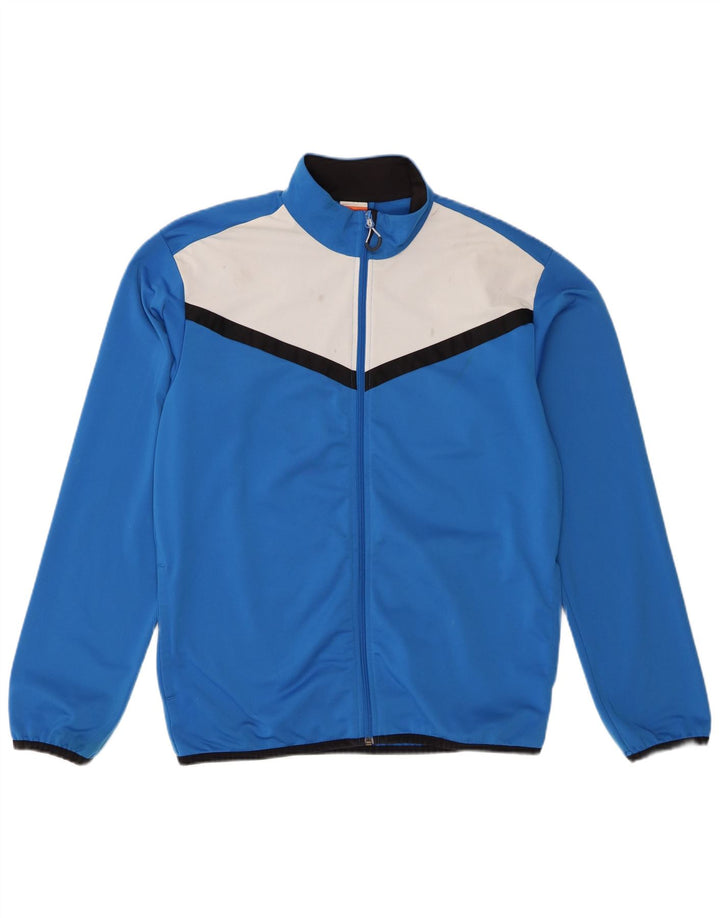 Puma muška gornja jakna trenirke Medium Blue Colourblock Poliester